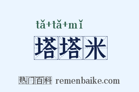塔塔米是什么意思的图片
